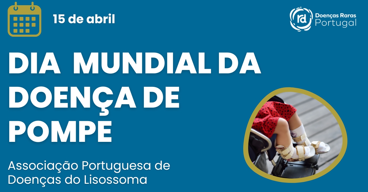 raras_pt's tweet photo. Assinala-se hoje o Dia Mundial da Doença de Pompe, uma doença neuromuscular rara, genética e degenerativa que afeta uma em cada 100 mil pessoas em todo o mundo. 

A Associação Portuguesa de Doenças do Lisossoma visa apoiar e informar as famílias afetadas com doenças do lisossoma. https://t.co/oyn1iGjR8h