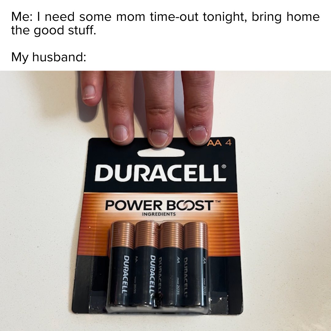 I never compromise on quality or strength when it comes to the batteries in my kids' toys 😅