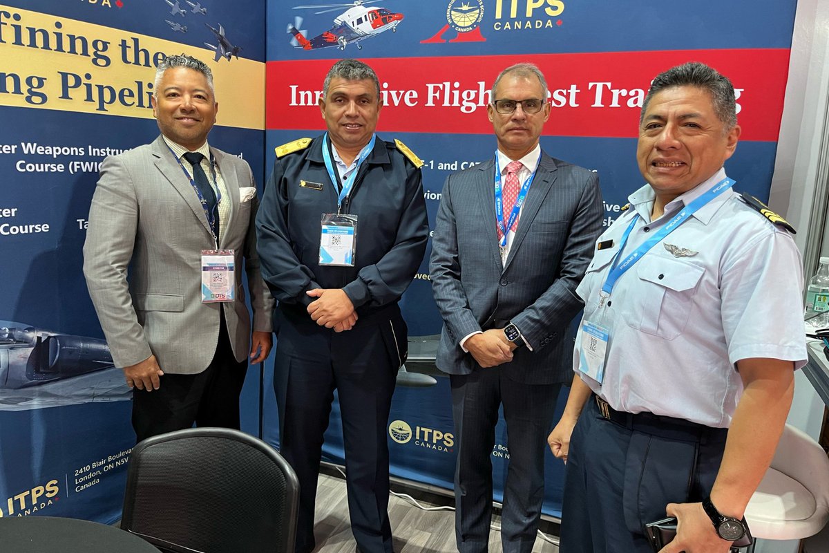 A great week at @FIDAE_OFICIAL #ITPSCanada and ITTC created a lot of interest in our training.

#ITPSCanada #flighttest #pilottraining #defence #defenceandaerospace #ProudlyCanadian #studyincanada #latinamerica #aerospace #santiago