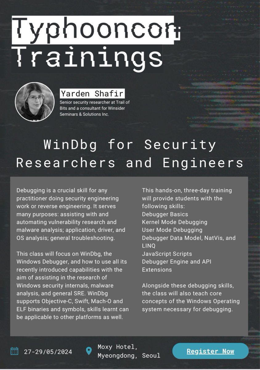 There is still time to register for my new hands-on debugging class next month! I’m not likely to teach this class again soon so if you want to take it, now is your chance 😊