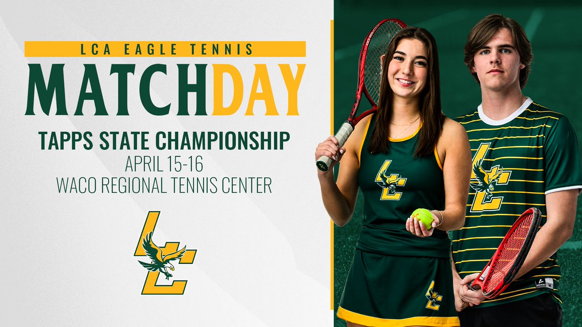 MEET DAY 🦅🎾 🆚 TAPPS State Championship 📍 Waco, TX