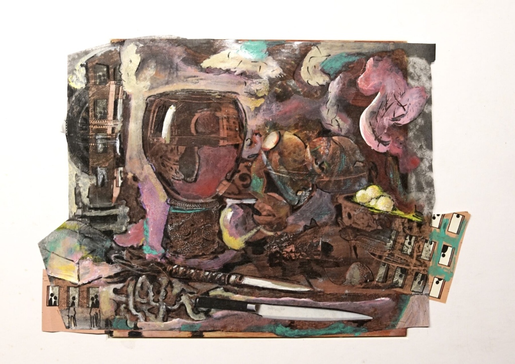 Iliyan Ivanov, 'Dwellings Series 7,' 2020-23, Mixed media and collage on wooden base, 12 x 12 in⁠

Buy NOW on Artsy 🔗⁠
artsy.net/artwork/iliyan…
⁠
#collage #collageart #virtualart #virtualexhibition #denisebibrofineart #chelseagallery #NYCart #NYCartist #collages #artsy