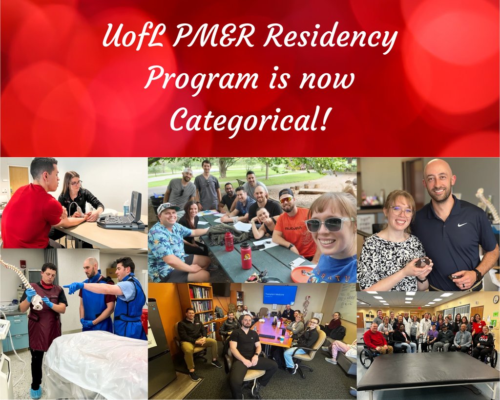 🙌👏EXCITING NEWS!👏🙌 We are happy to announce the UofL PM&R Residency Program is now Categorical! We are excited to begin recruiting our PGY-1s this Fall for a June 2025 start! #UofLPMR #PMR #MedTwitter #ResidentLife #Residency #Physiatry #FuturePhysiatrist @UofLHealth @UofL