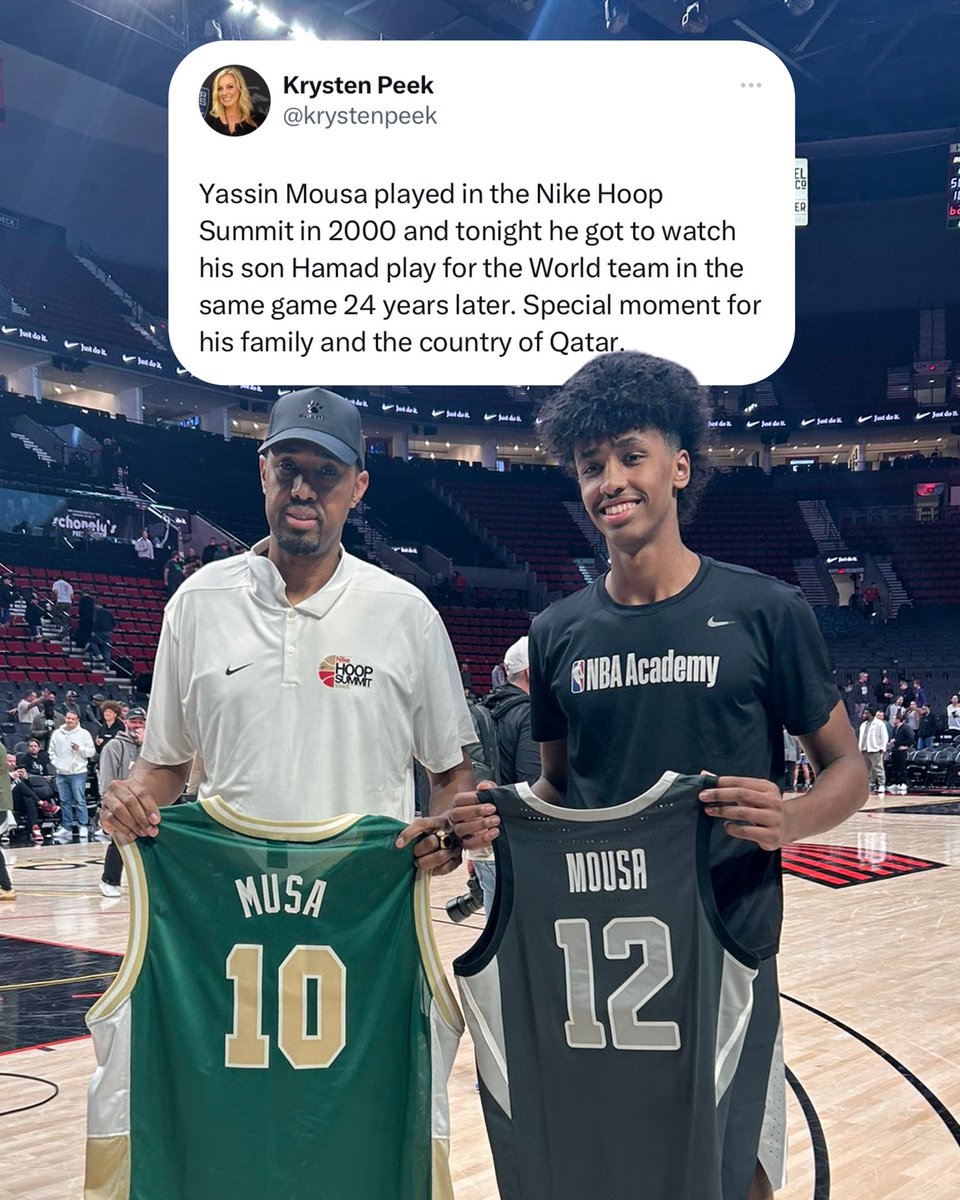 NextGenHoops's tweet photo. The Mousa family legacy keeps on growing 🙌🇶🇦 #HoopSummit https://t.co/PLHMdTFexr