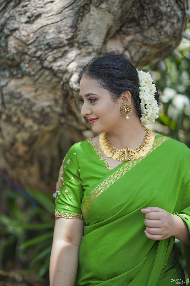 ನನಗೆ ಇಷ್ಟವಾದ ಬಣ್ಣದ ಸೀರೆ 💚