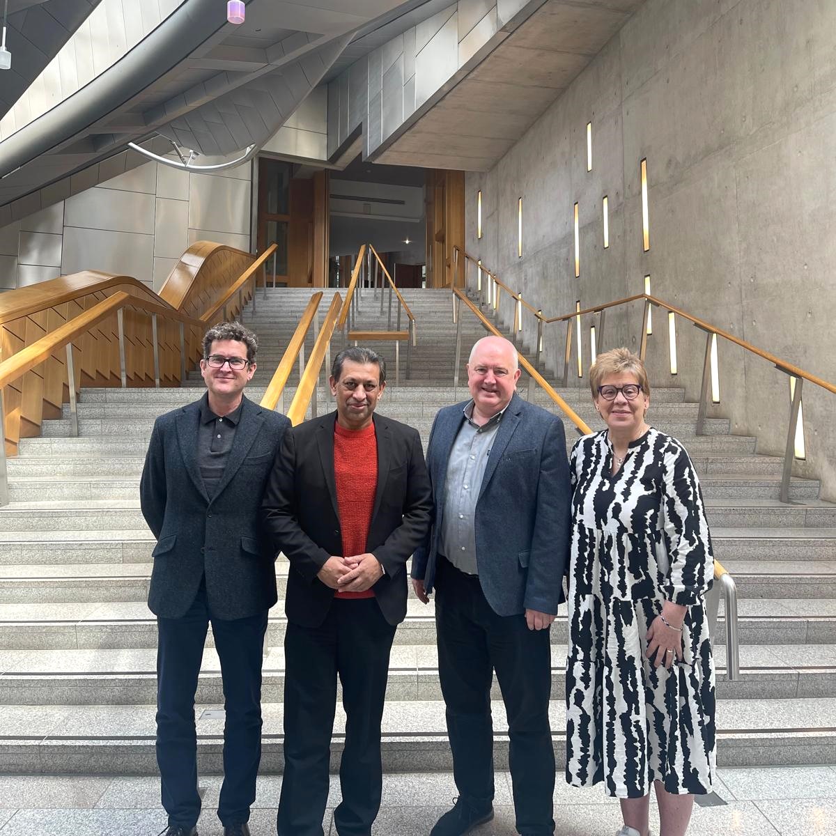 Ahead of a Fairtrade Lecture on Price, Power & Pace later today, it was great to welcome Michael Gidney, Chief Executive @FairtradeUK & Martin Rhodes, Chief Executive @FairTradeNation @ScotParl. Important discussions on how @ScotParl could consider Fairtrade in Scotland.