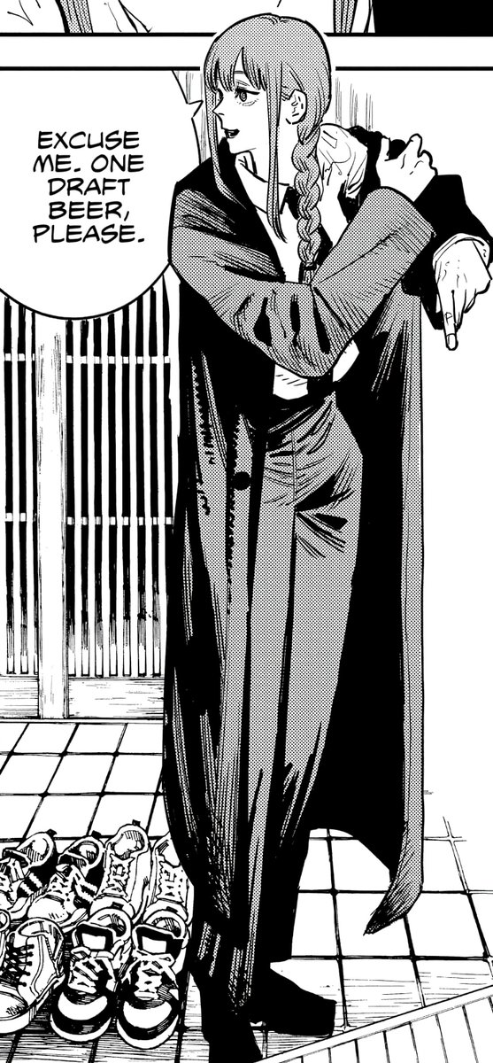 mkmcsm's tweet photo. outfit makima wears including her official illustration outside the manga

1) suit (with coat) https://t.co/ZjGV894qkY
