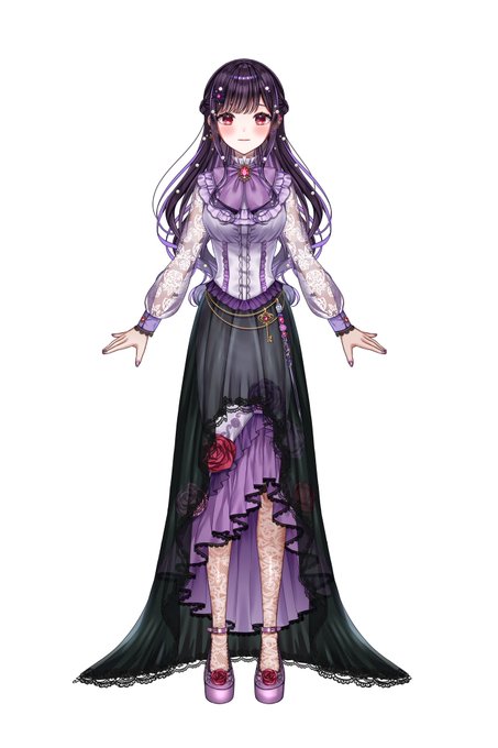「purple bowtie」 illustration images(Latest｜RT&Fav:50)