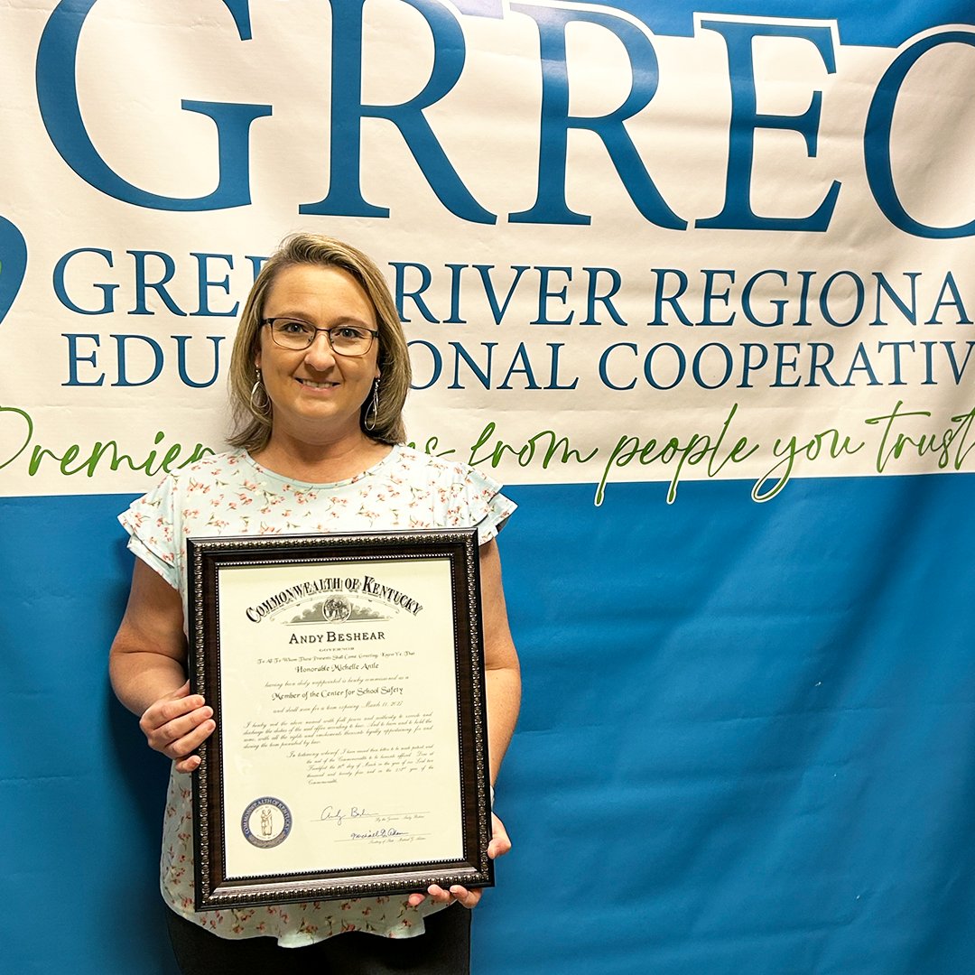 Governor Beshear has appointed GRREC's Michelle Antle as the official rep for school psychologists on the KY Center for School Safety. Congratulations to Michelle Antle for this well-deserved recognition. . #GRRECKY #SchoolSafety #MentalHealthMatters