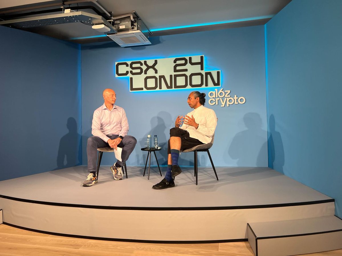 Thanks to friends @a16zcrypto for the invitation to speak with the CSX class of 2024 last week.

While we held it down in London, the room was filled with founders & builders who shared a global vision of what the next phase of the internet can (and should) be: decentralized,