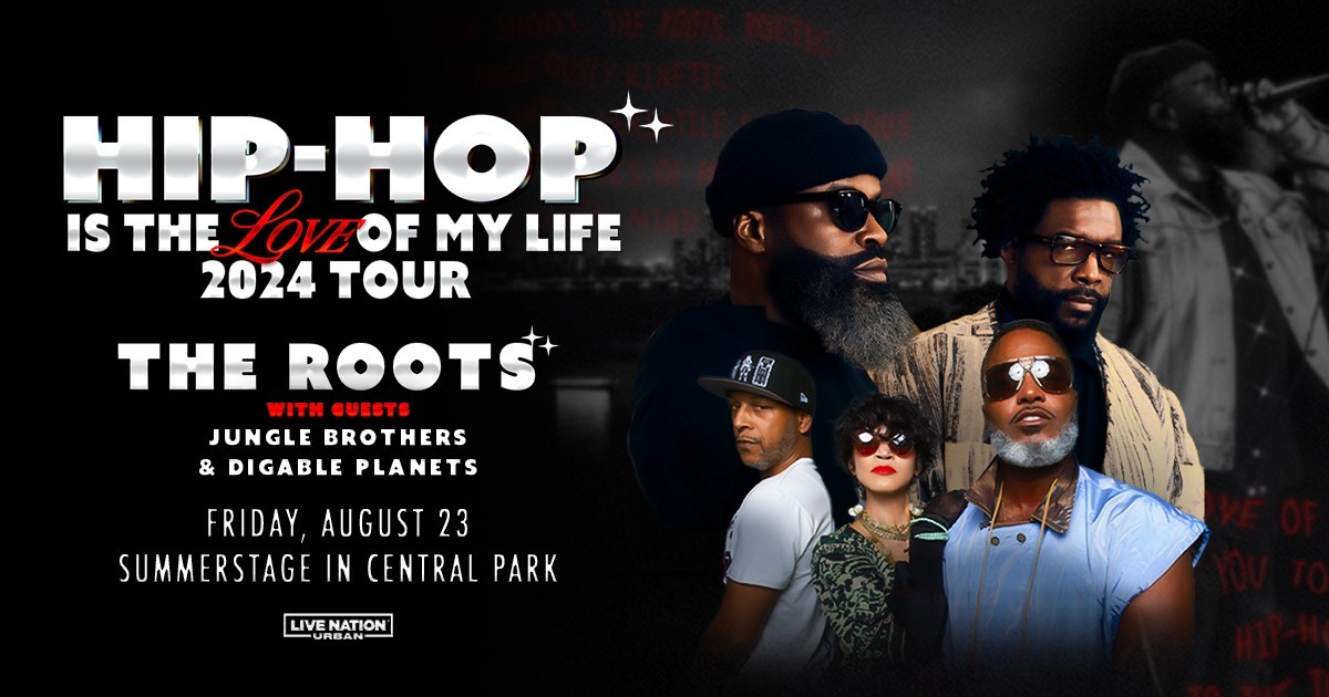 JUST ANNOUNCED! Everyone’s favorite house band @theroots are trading 30 Rock for #SummerStage in Central Park on Friday, August 23, joined by @JungleBros4Life and @digableplanets cityparksfoundation.org/events/the-roo…