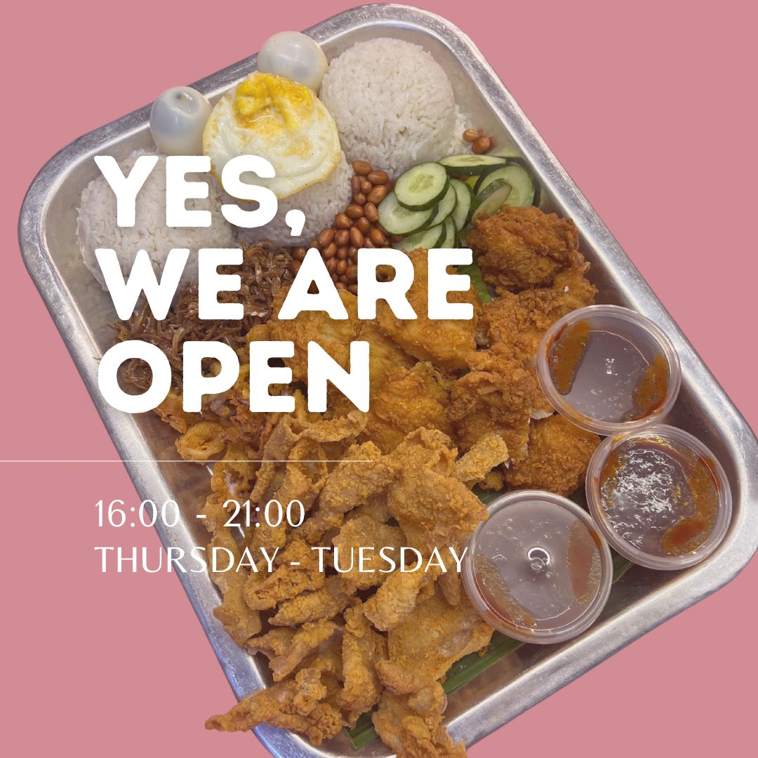 Ha dah booking ke untuk esok? 

OG Street Kitchen
Lebuh Bandar Utama,
Bandar Utama,
47800 Petaling Jaya,
Selangor

Open: 4pm-9pm
Open: Thursday - Tuesday
Close: Wednesday

Walk in: Available
Delivery: Available
Booking: Available

Payment by: Cash & QRPay

For more info: