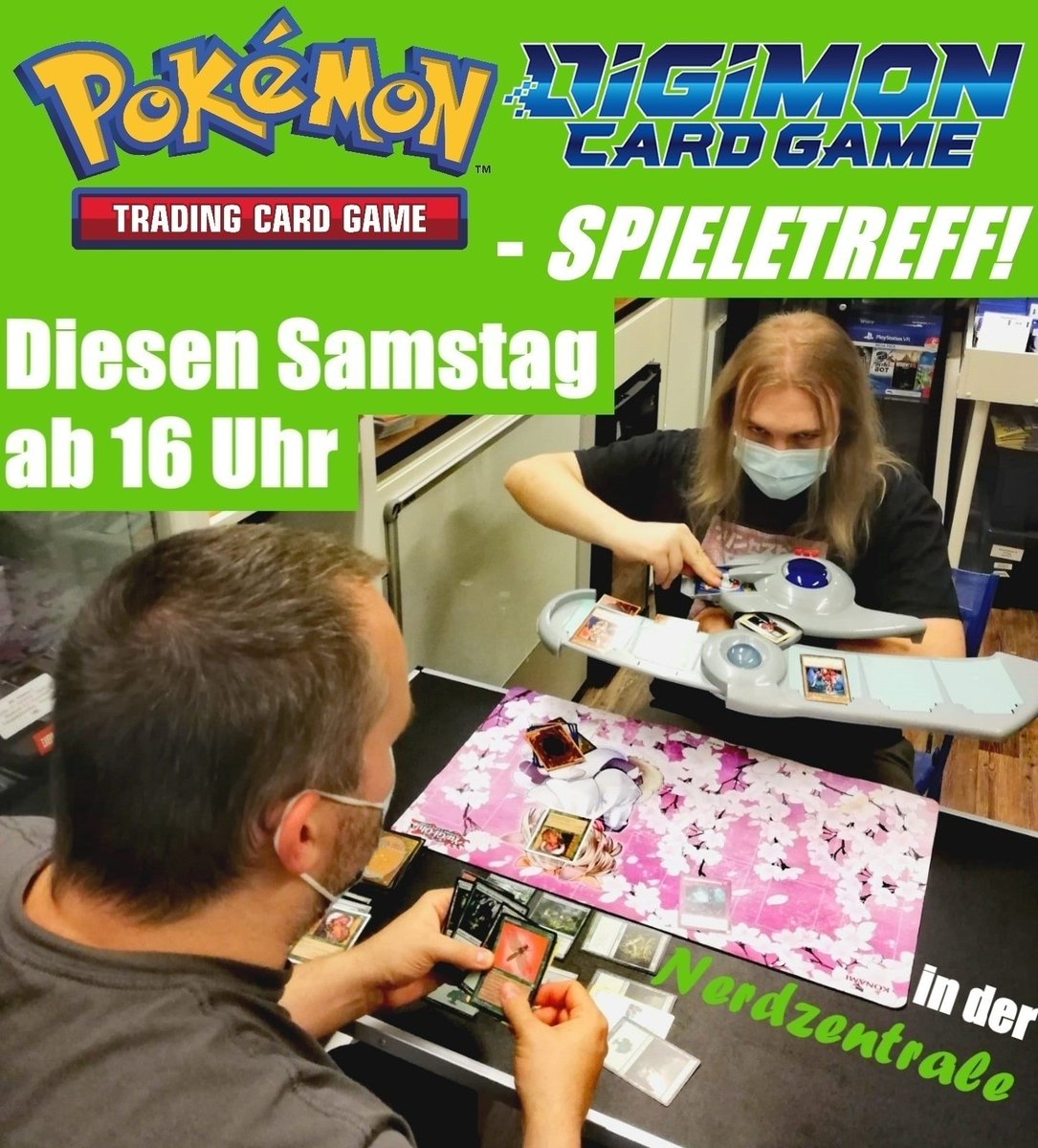 Am Samstag spielen wir wieder Pokémon. Kommt gerne ab 16 Uhr vorbei. 😊

#Nerdzentrale #Karlsruhe #Pokemon #PokemonTCG #PokemonTradingCardGame #pokemonCards #pokemoncollector