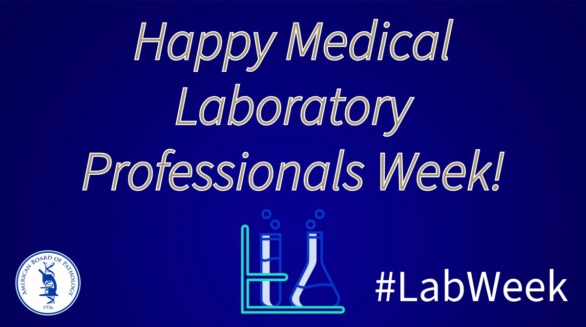 Thank you to all of the #MedicalLaboratory professionals who work tirelessly to ensure patients receive accurate and timely diagnoses that inform subsequent care. We appreciate all you do! #labweek