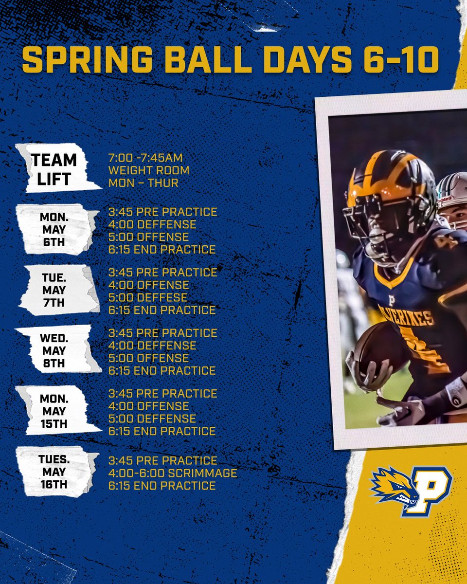 Spring Ball is right around the corner! Coaches come see us!! #RIB #PACSFB
