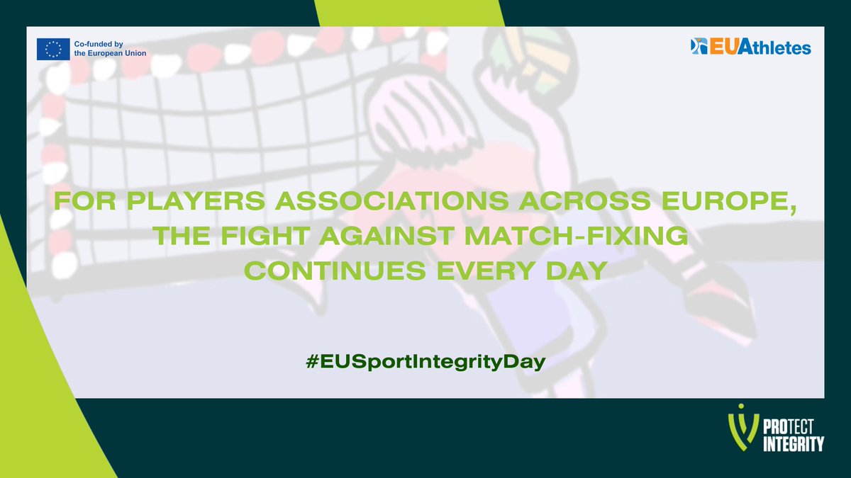 Today is #EUSportIntegrityDay

Visit tinyurl.com/protect-integr… to learn more about the work that the player associations do every day of the year to protect the integrity of their sports.

#PROtectIntegrity