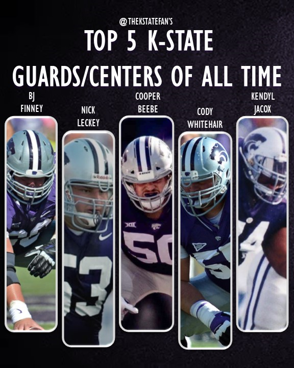 Who are your top 5 K-State Interior Offensive Linemen of all time?