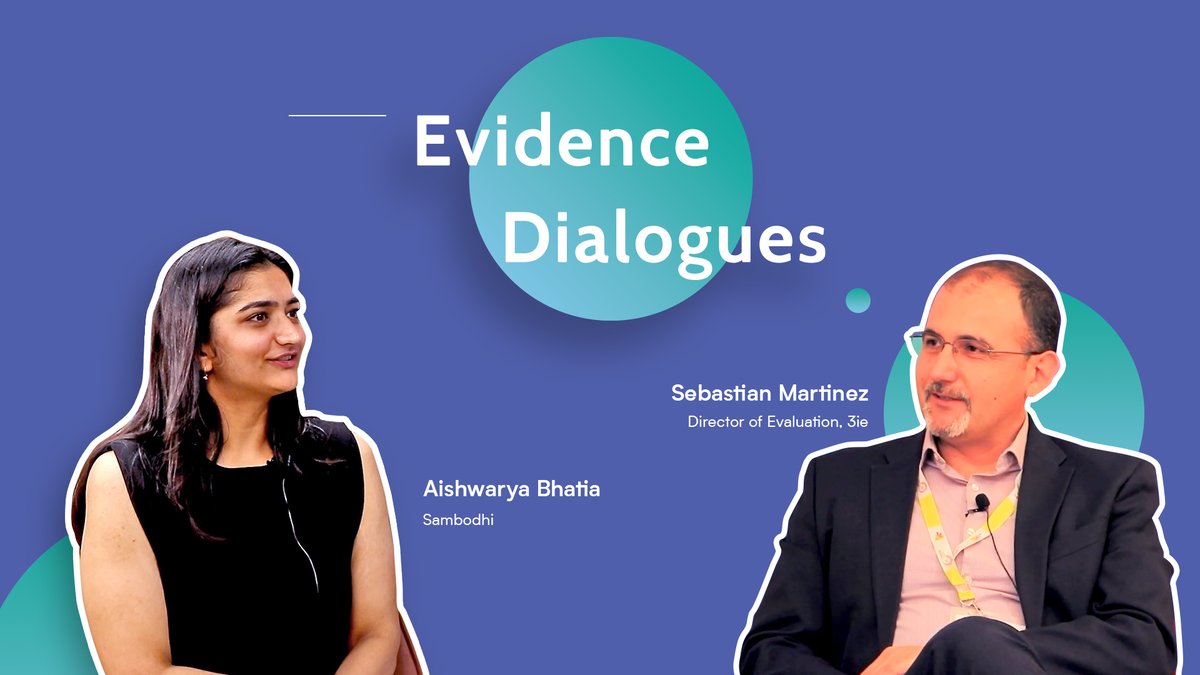 Exciting news! Our episode of Evaluation Dialogues featuring Sebastian Martinez, Director of Evaluation at @3ieNews, is live on #YouTube! From discussing the potential of Artificial Intelligence (AI) and Machine Learning (ML) in revolutionizing evaluation practices to…