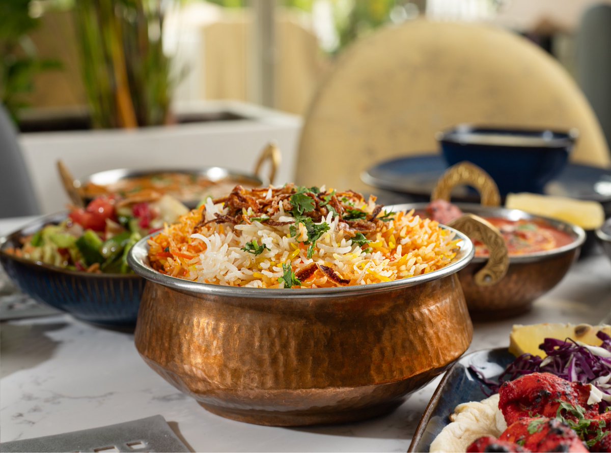 indianbahar's tweet photo. وش ماكان خيارك المفضل، نقدمة لك على اصوله #برياني 😋

#بهار_الهند 
#indianbahar https://t.co/F6d9KXLFY6