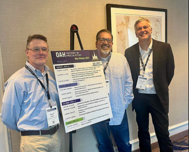 .@BCThinkers Dean Napoli was in New Orleans last weekend at the Organization of American Historians conference. He contributed a paper to a panel titled 'Using Oral History to Explore Veterans Stories.' It also was the weekend of the French Quarter Festival.