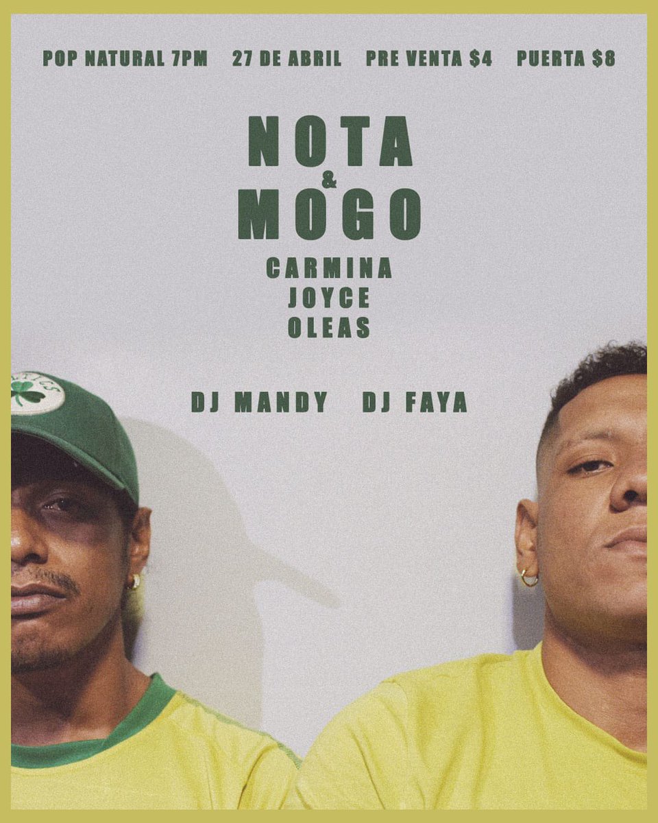 notadb93's tweet photo. Sábado 27 de abril en Miraflores 
Preventa $4 
En puerta $8 
Cualquier inf al Dm https://t.co/apTPoibo1D
