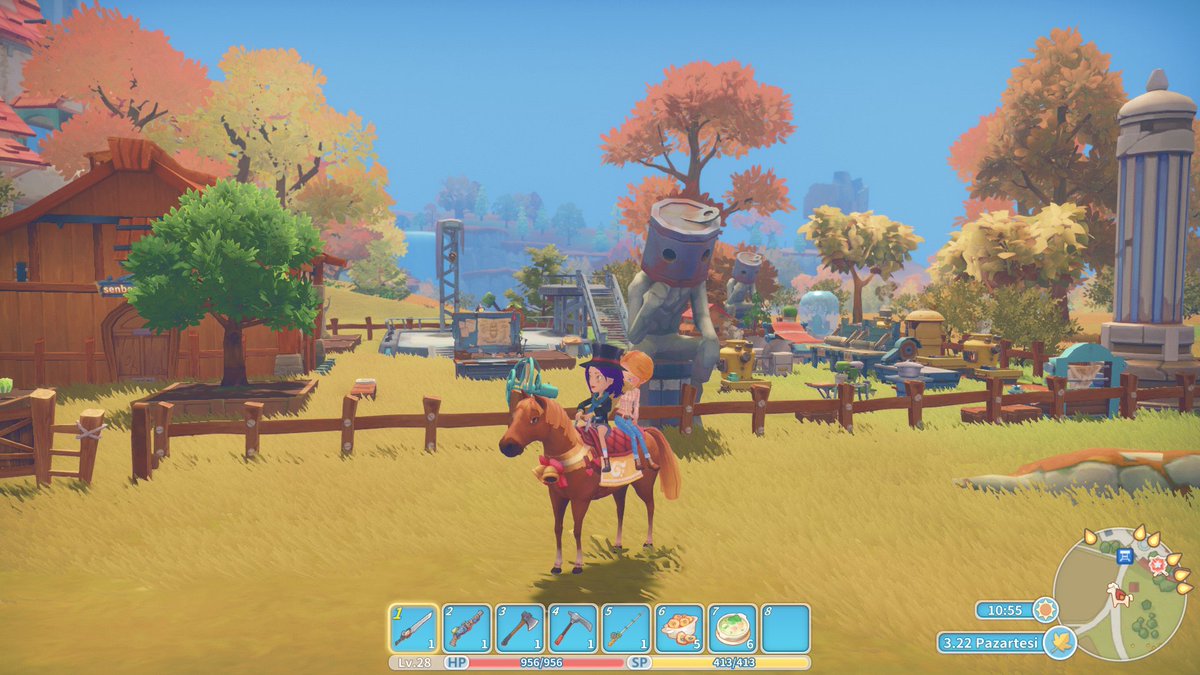 Sağdakini ben tavladım soldaki de bana şantaj yaptı.. #mytimeatportia #StardewValley