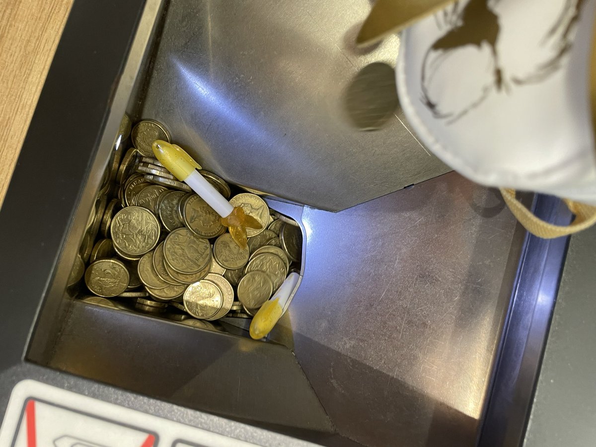 My mother in law’s troll birthday present to me 

Any guessers on how much was in there?