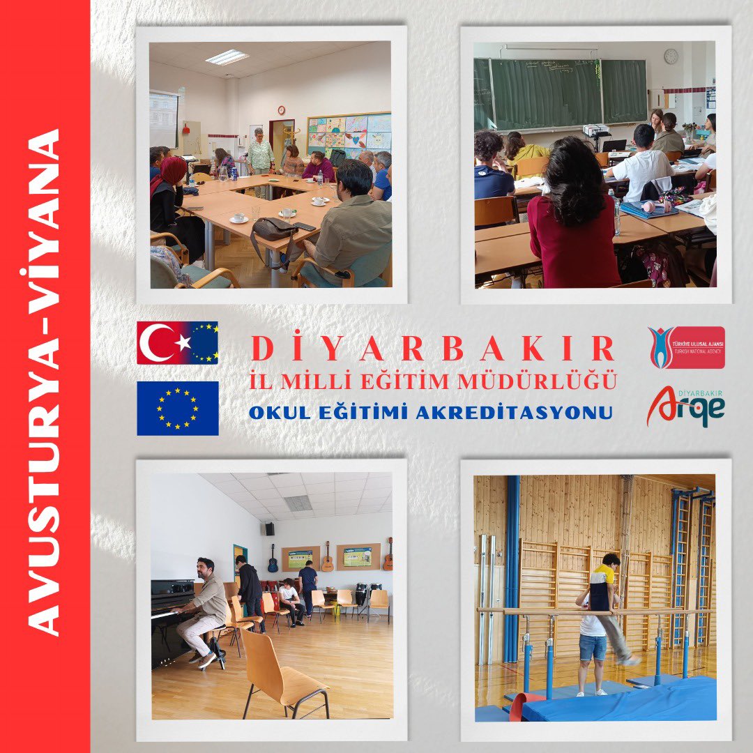 Erasmus Okul Eğitimi Akreditasyon programı kapsamında 🗓️7-13 Nisan tarihlerinde 🇦🇹 Avusturya’nın başkenti Viyana'da düzenlenen 👨‍🏫 iş başı gözlem eğitimi faaliyetine katılan öğretmenlerimiz yurda döndüler. @Yusuf__Tekin @aliihsansu_ @Murat4Kucukali @ulusalajans