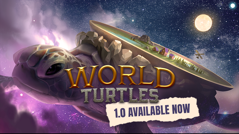 🐢World Turtles has just launched into 1.0!🐢 It's been 4.5 years since I first started tinkering with a hex grid map and thought 'wouldn't this look neat on a Discworld-like Turtle!' It's been quite the journey... so far! First off, I wanted to thank everyone...🧵