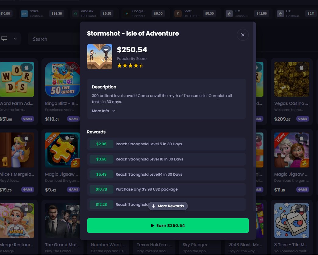 Earn $250 playing #stormshot on #freecash

Epic #pcgame offer - get paid as you play through the levels, withdraw your payments instantly!

#gaming #games #gamer #desktopgaming #pcgaming #offers #crypto #bitcoin #doge #altcoins #litecoin #binance #ethereum #freemoney #btc #trx