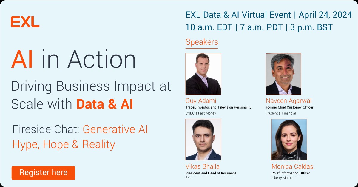 Go beyond the hype & discover how to make #AI real for your enterprise during our AI in Action event on April 24th. Learn from industry experts on how AI is currently being scaled across the enterprise – particularly in the #Insurance industry. Register: bit.ly/4audJXy