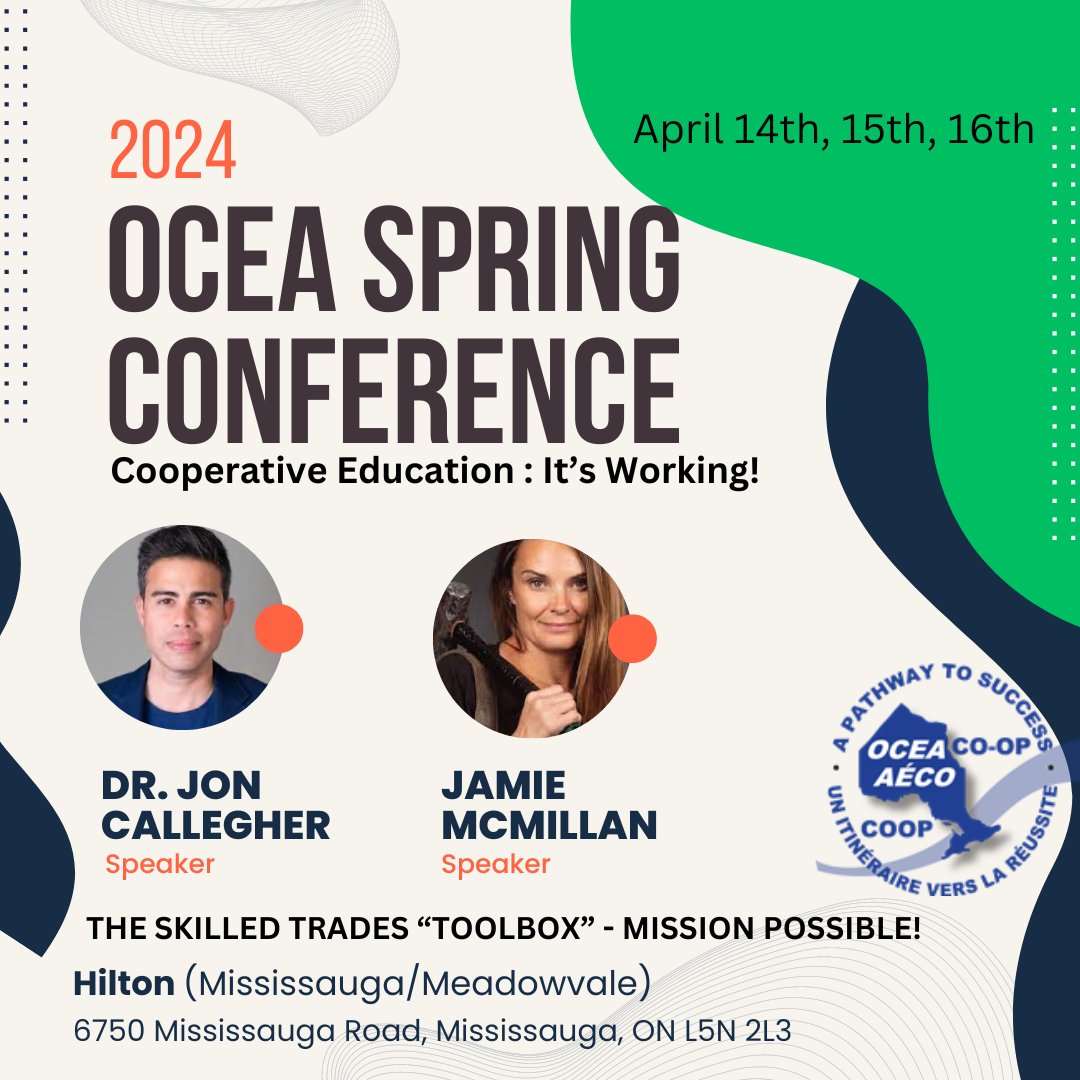 OCEA Spring Conference welcomes speakers Dr. Jon Callegher and Jamie McMillan : Day 2 #ocea24 #happeningnow #experientiallearning