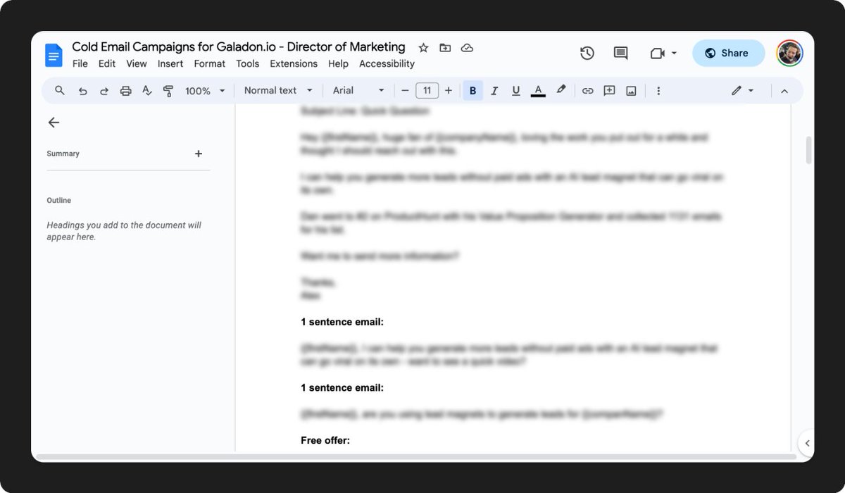 I wrote 11 *new* cold email scripts to test in 2024. Plus followups.

And a framework to write your own so you can fire your guru 🤮

Want them? Comment "Email" and I'll send via dm

(Must be following)