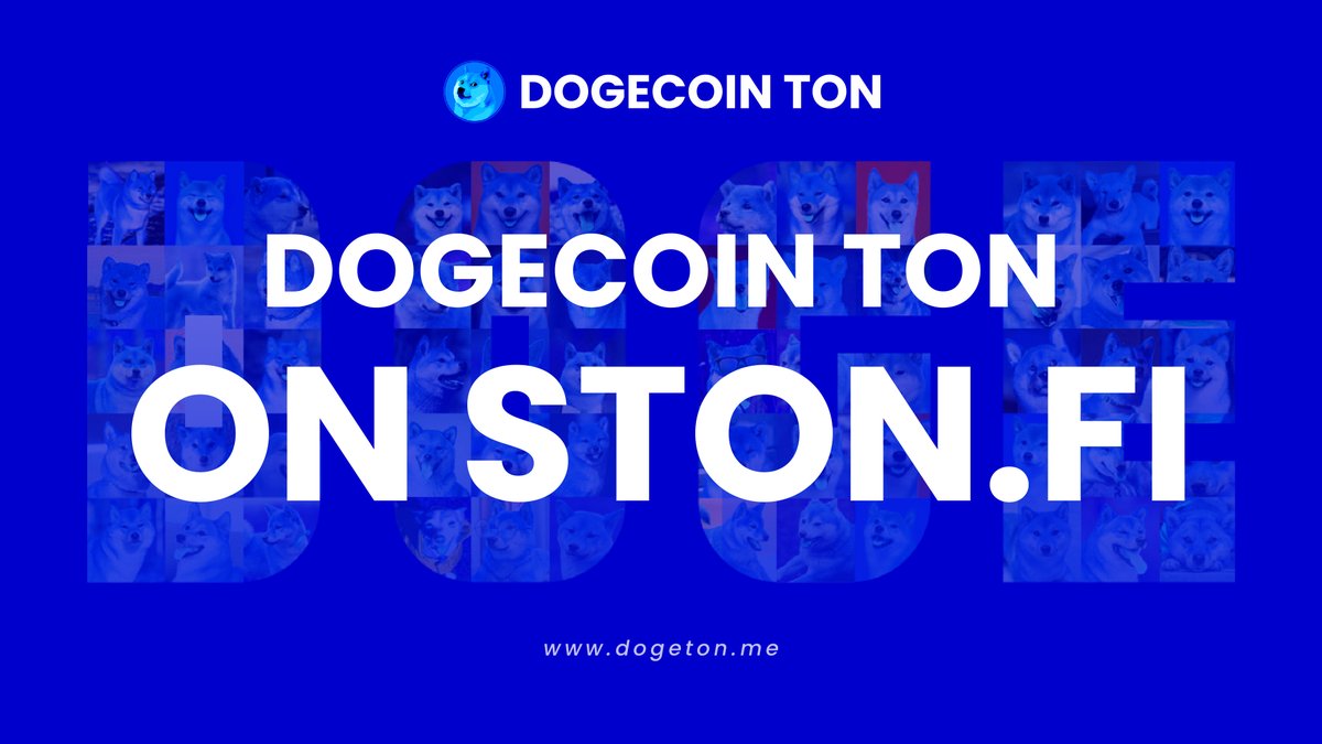 🐾Thanks to your support, DOGECOIN TON is now ready for action on STON.fi! 🚀Hold on to your tokens, and let's enjoy the ride together! #DOGECOIN #HOLD

📌Claim: tonraffles.app/jetton/fairlau…
(Try Tonkeeper Wallet if you can't claim)