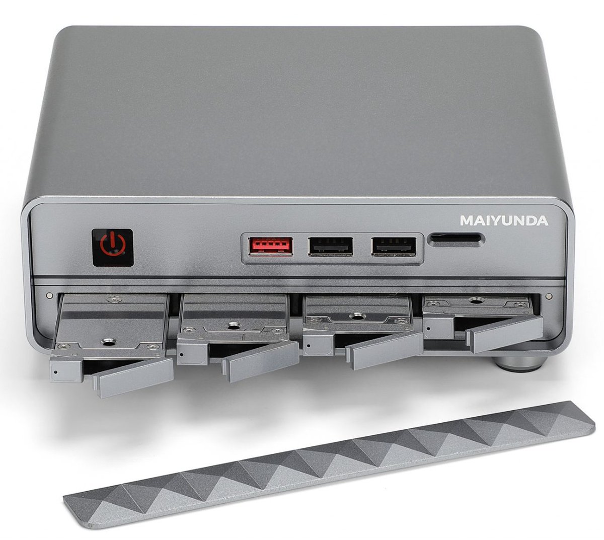 The Maiyunda M1 is a creative little (N100/N305) kit that utilizes majority of the PCIe lanes to support 4 x M.2 (no hot-add support) & 4 x i226 NIC ESXi should run fine but memory limited to single DDR5 SODIMM ... maiyunda.com/286