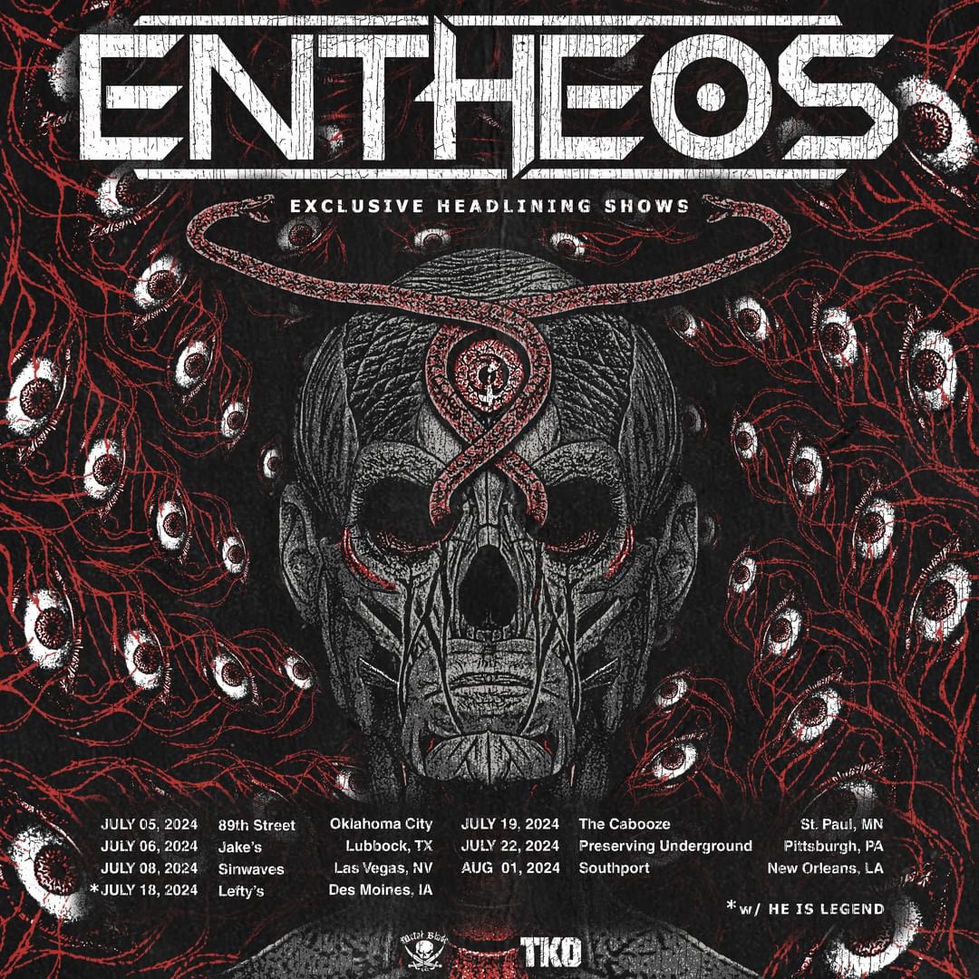 We’ll be playing a select few headlining shows this summer. Tickets are available NOW at Entheosofficial.com Where will we see you? ‼️