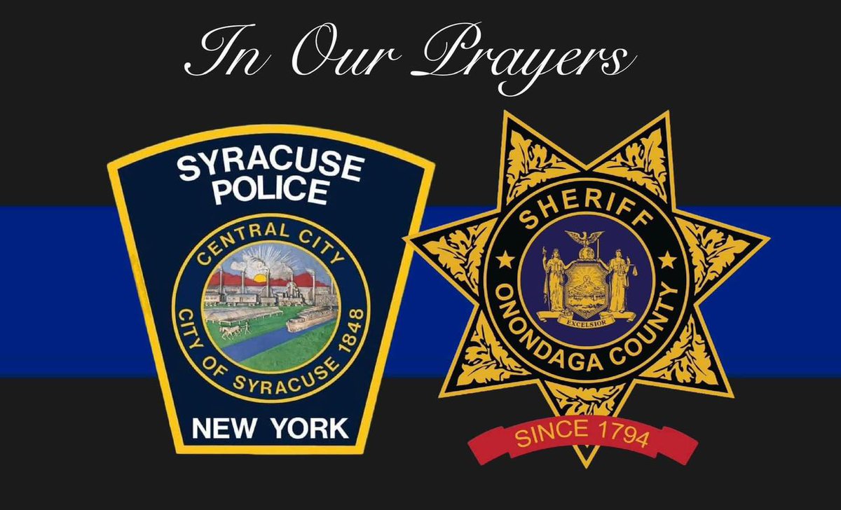 Today, the @cityofyonkers shares our prayers with our brothers and sisters in law enforcement after the heartbreaking line of duty loss from @SyracusePolice and @OnondagaCounty Sheriff's Department. Thank you for your service and sacrifice.