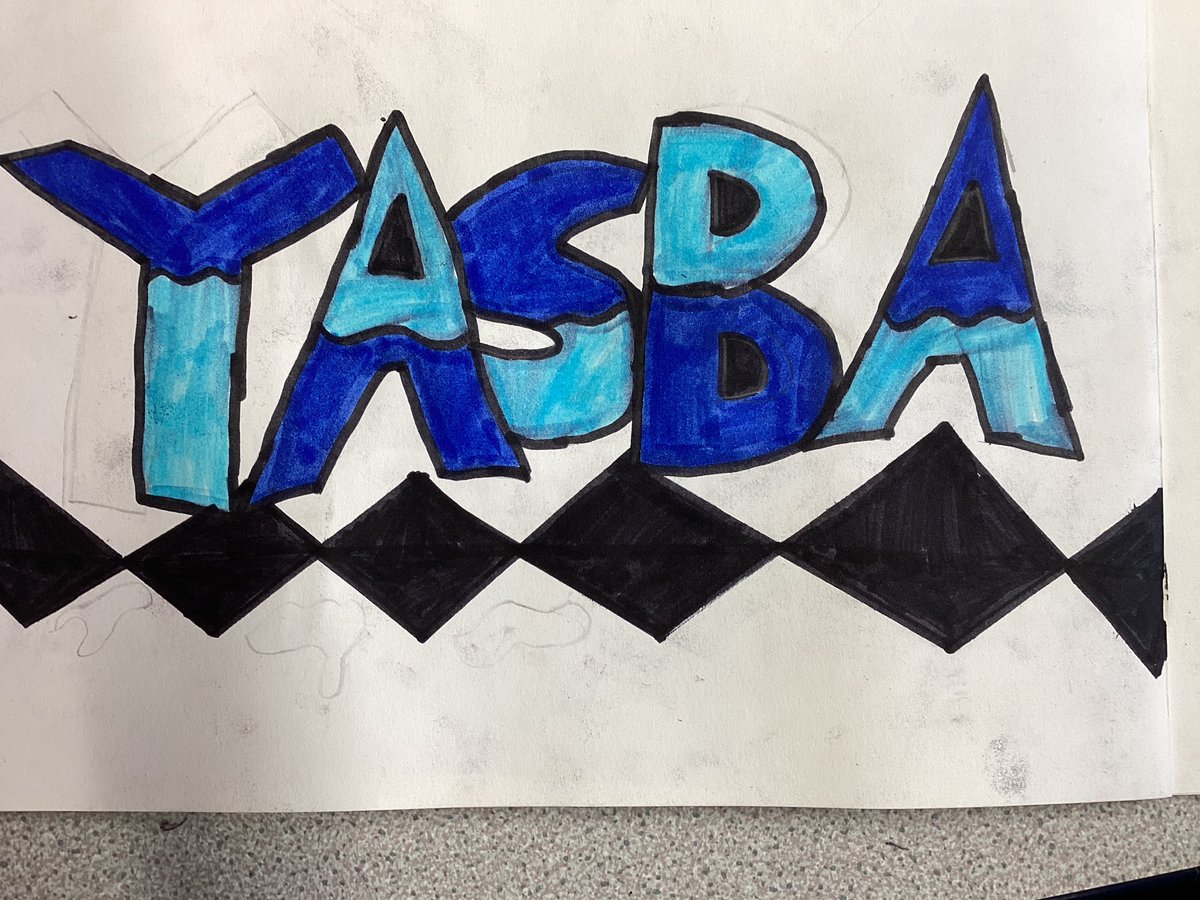 Y6W have created these throwies so we can remember the YASBA saying from @RockKidzUK
