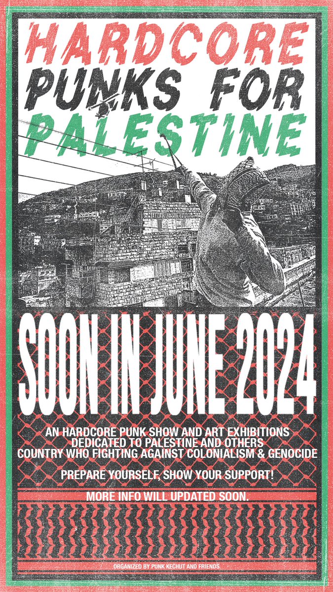 Worldatrocities's tweet photo. From East Java to Gaza!
More info TBA✨

#SilenceIsDead 
#FreePalestine https://t.co/jZMmRl8Lee