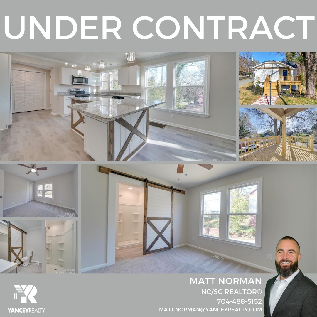 Congratulations to Matt + his thrilled buyer for snagging this renovated bungalow in Concord!

#happybuyers #buyersagent #undercontract #offeraccepted #yanceyrealty #ncrealtor #screaltor #wanttomove #makememove #concord #concordnc #curbappeal