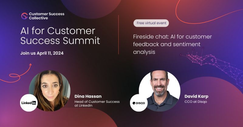 Thank you to everyone who joined us for the virtual AI for #CustomerSuccess Summit. It was a blast to talk to Dina Hassan about the advanced capabilities AI brings to the #CustomerExperience realm. Thank you, Dina, and @_cscollective. Until next time! #CustomerStories