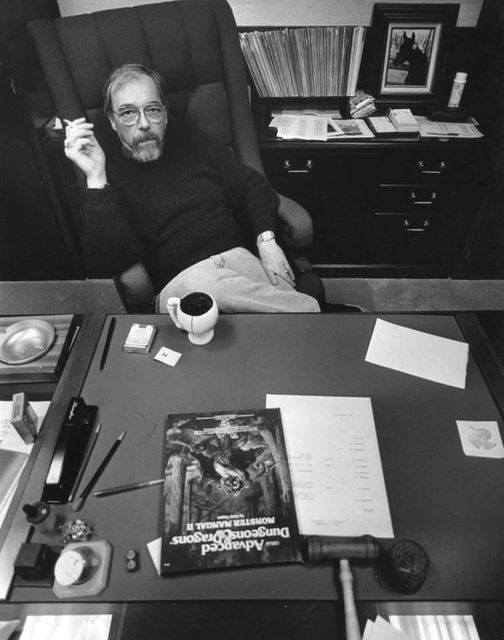 'Quit lazing off on the internet and get to work, Bill.'

Yessir.

#garygygax #writing