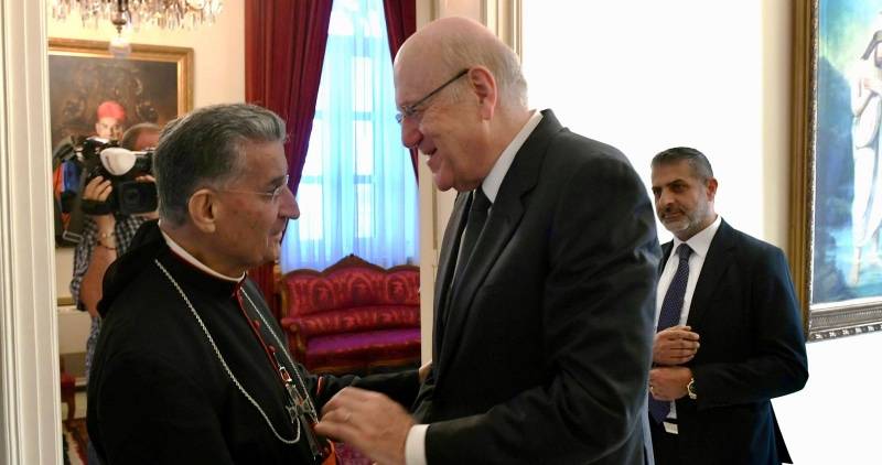 🟥 [#Lebanon] 'Most Syrians' in Lebanon will be 'deported,' Mikati says from Bkirki More details below 👉 olj.me/1410127