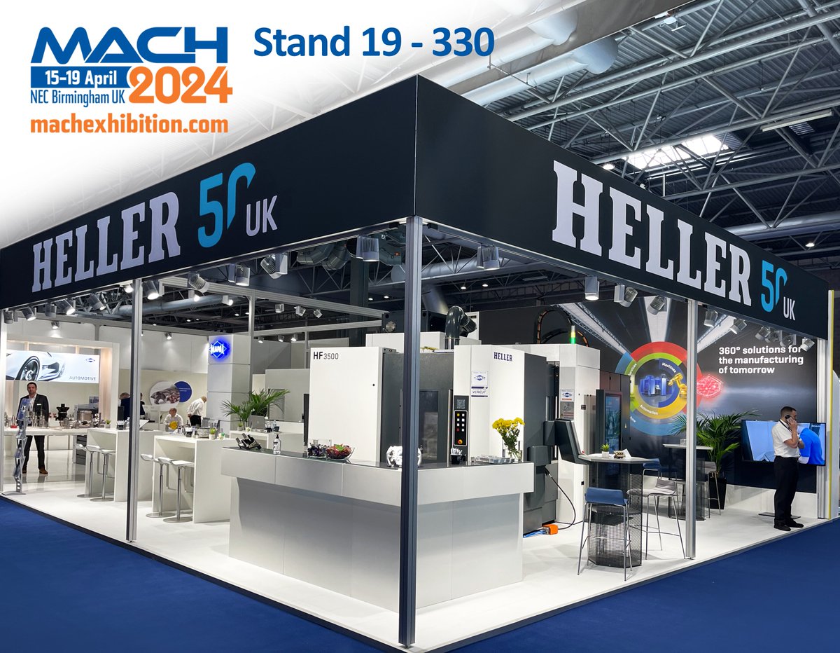 It's finally MACH2024! Join us at Stand 19-330, we're spotlighting the HF3500, demonstrating machining of aerospace parts. Along with the Porsche 963 hypercar steering wheel!

UK website 👉 uk.heller.biz

#hellermachinetools #mach24 #cnc #5axis #ukmfg #engineering