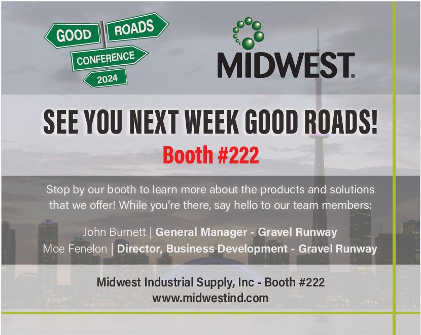 MidwestInd's tweet photo. 🌟 Join Us Next Week at the Good Roads Conference in Toronto! 🌟
 📍 Booth: 222 📍 https://t.co/oiZ7PdelR2