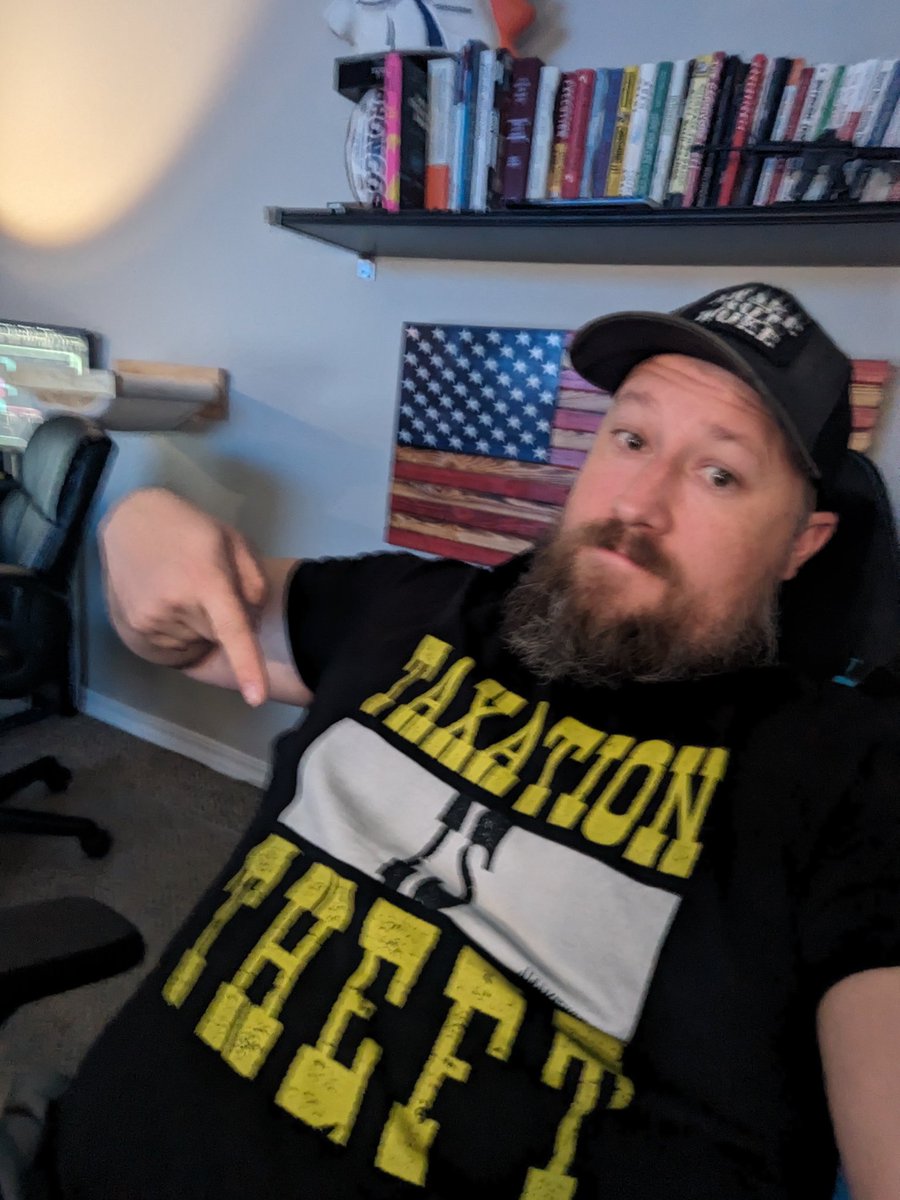 What shirt do you wear on Tax day? Happy Funding the Forever War Day! #taxationistheft #linkinthecomments