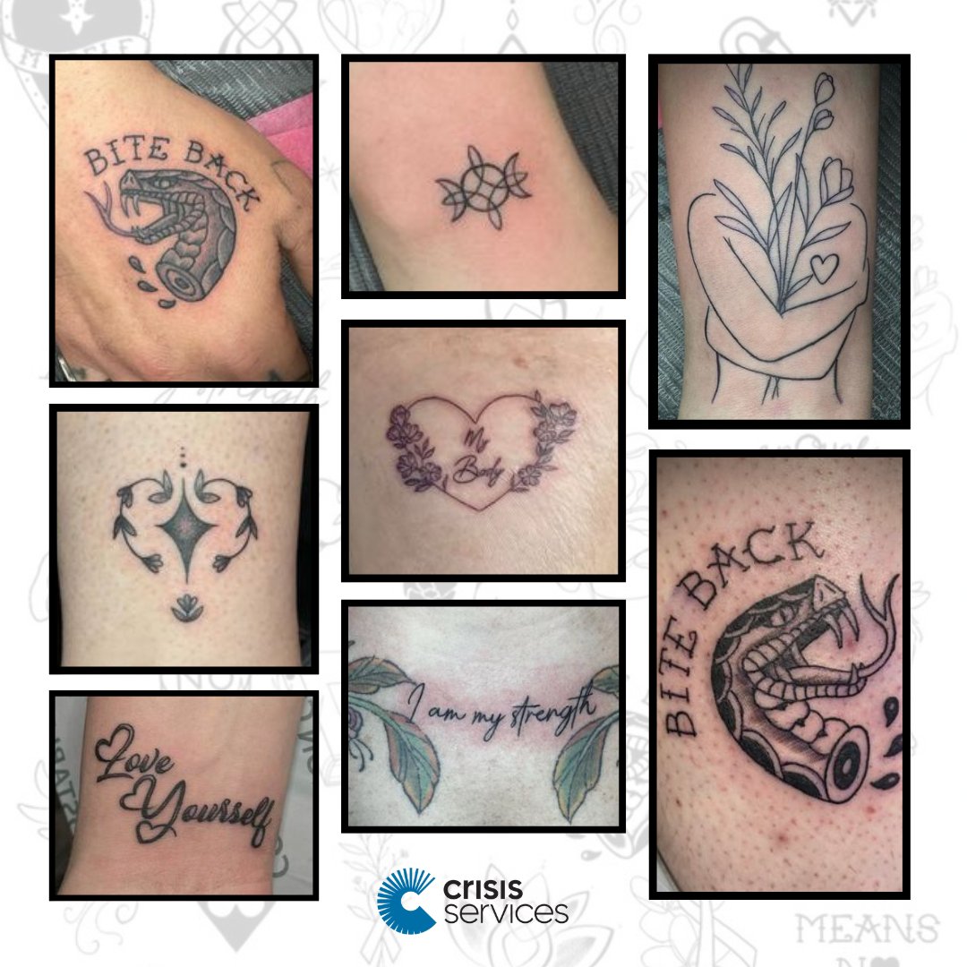 Thank you to the shops that participated in the #SAAM2024 Tattoo Fundraiser! You support sexual assault survivors and our Advocates who change lives! #BuffaloTattoos #BuffaloEvents #Buffalove #CrisisHotline #SAsupport #SAsurvivors #MentalHealthSupport