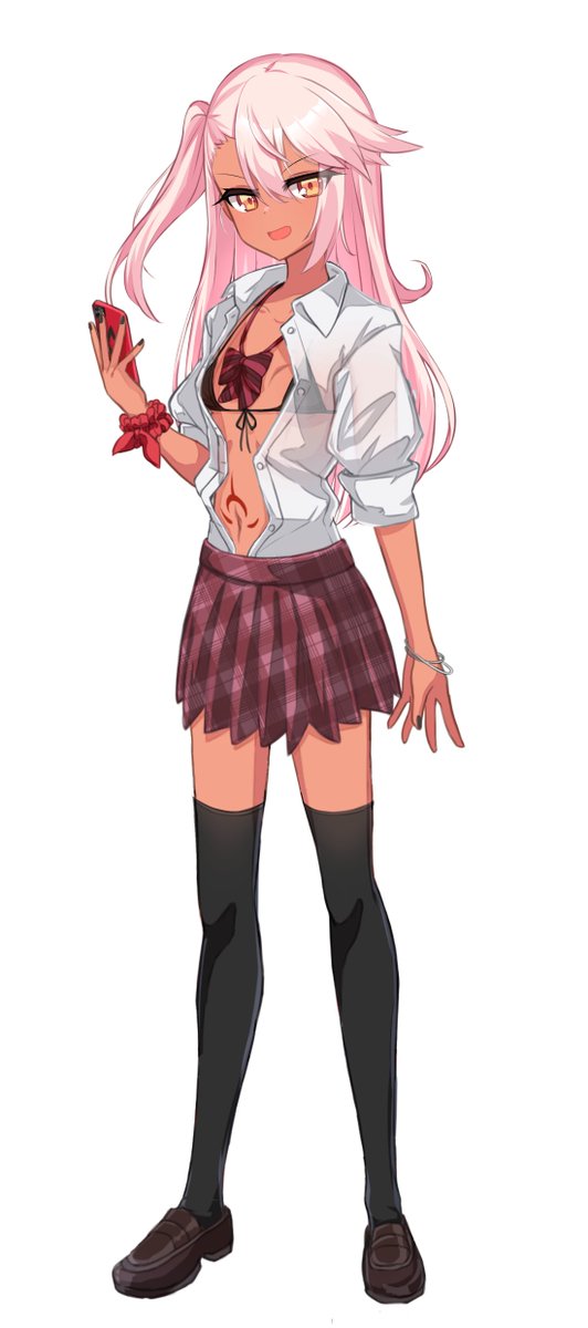 7年前の初めて描いたクロエちゃんと最近のクロエちゃん