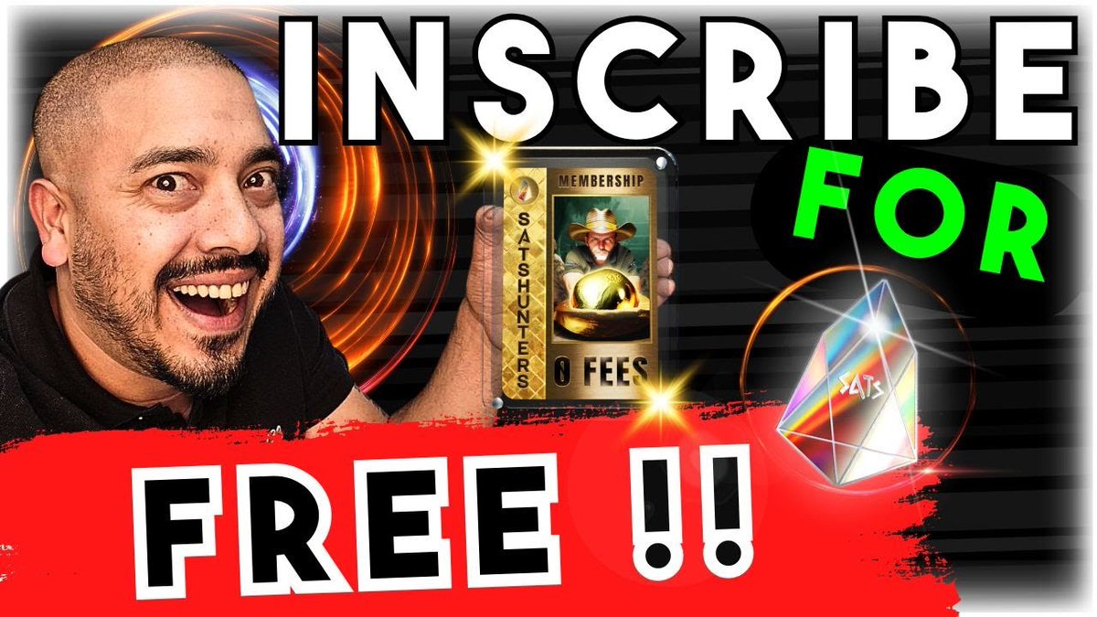🤯 Imagine minting  &amp; etching ALL of your #Runes tokens for free!

That's exactly what you will be able to do with the <a href="/SatsHunters/">SatsHunters $SHNT</a> #Ordinal 

👇📽 I demonstrate how it all works in the video link below:
m.youtube.com/watch?v=oPmikU…

magiceden.io/ordinals/marke…

#BRC20