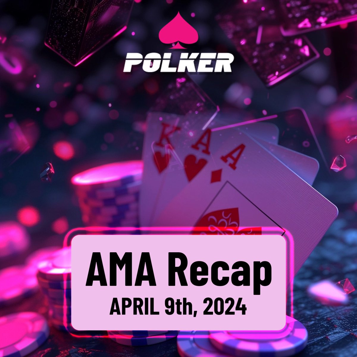 ♠️ ♥️ ♣️♦️POLKERCREW ♠️ ♥️♣️♦️ 🔔AMA Recap Alert 🔔 Missed our latest Ask Me Anything session? 😟 Don’t fret! You can check out the recap now and be in the know! Read the latest insights shared during the AMA. 👨‍💻 polker-pkr.medium.com/polker-ama-rec… Got more questions? Send them in…